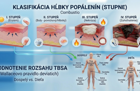 Klasifikácia hĺbky a rozsahu popálenín pre potreby prednemocničnej urgentnej starostlivosti ZZS