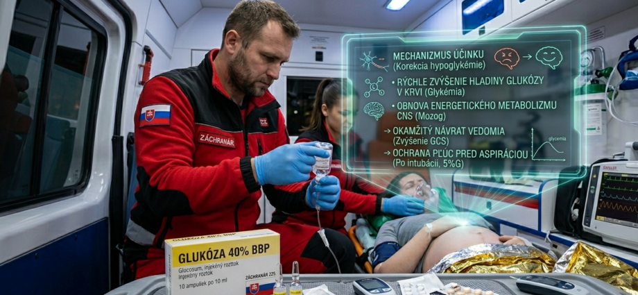 Algoritmus liečby akútnej hypoglykémie a intravenózne podávanie glukózy v podmienkach ZZS