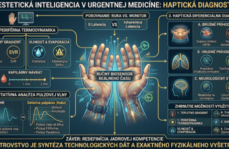 Haptická diagnostika a palpačné vyšetrenie pacienta v urgentnej medicíne ako biosenzor reálneho času
