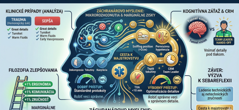 Koncept marginálnych ziskov a mikrorozhodnutí ako cesta k excelentnosti v urgentnej medicíne