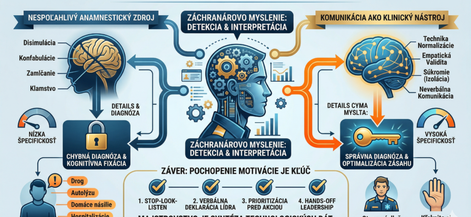 Odoberanie anamnézy u pacienta v ZZS ako kľúčový klinický a diagnostický nástroj