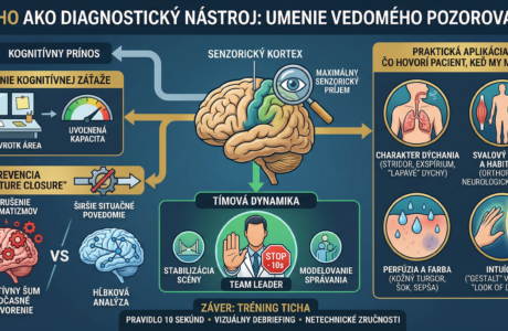 Vedomé diagnostické pozorovanie a využitie ticha ako klinického nástroja v urgentnej medicíne
