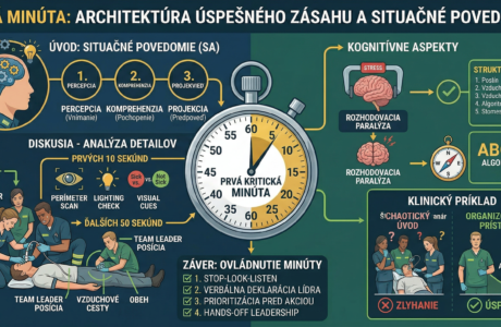 Budovanie situačného povedomia a architektúra prvej minúty zásahu v podmienkach ZZS