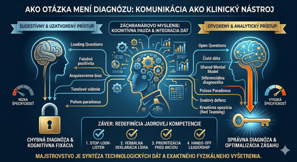 Technika kladenia otázok a odoberanie anamnézy ako diagnostický nástroj v urgentnej medicíne