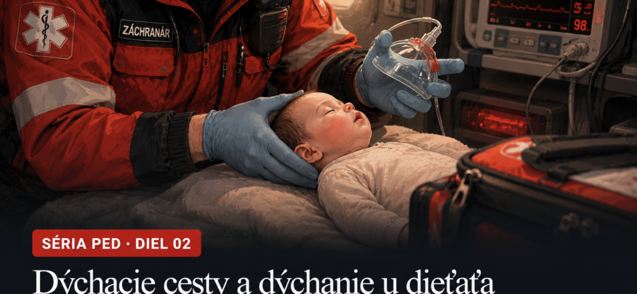 Dýchacie cesty a dýchanie u dieťaťa – anatomické odlišnosti oproti dospelému v prednemocničnej starostlivosti, séria PED diel 2